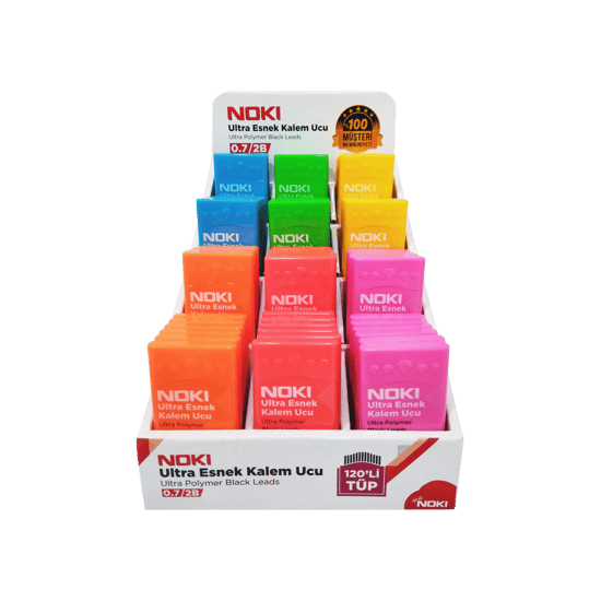 NOKI 0,7 min 2B 60 mm Kalem Ucu 120 Lı Tüp 72 li Stand 7216-72-
