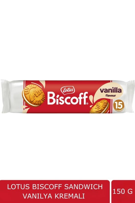 LOTUS BISCOFF SANDWICH BISCOFF VANİLYA KREMALI 150 GR