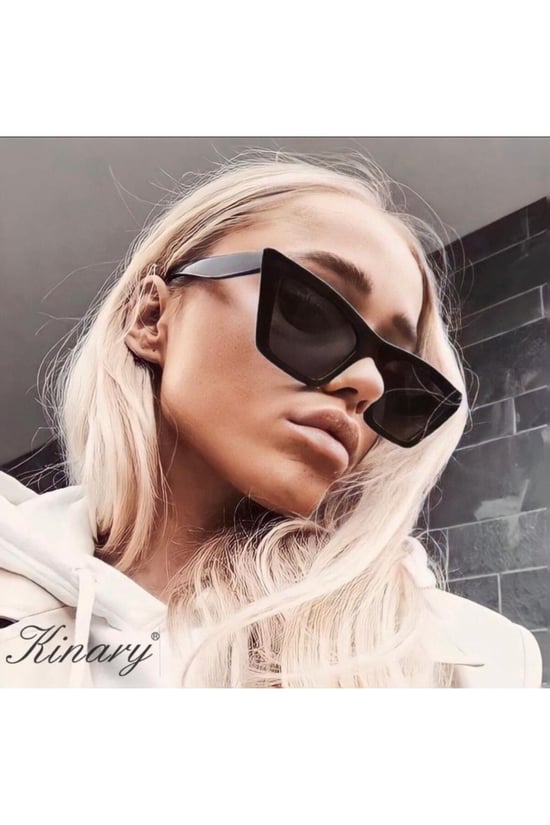 Kinary Kadın Siyah Cat Eye Güneş Gözlüğü 1009