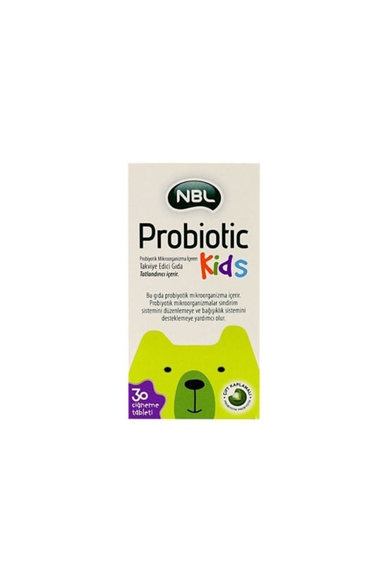 Nbl Probiotic Kids 30 Çiğneme Tableti
