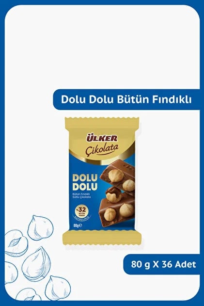 Ülker Dolu Dolu %32 Bütün Fındıklı