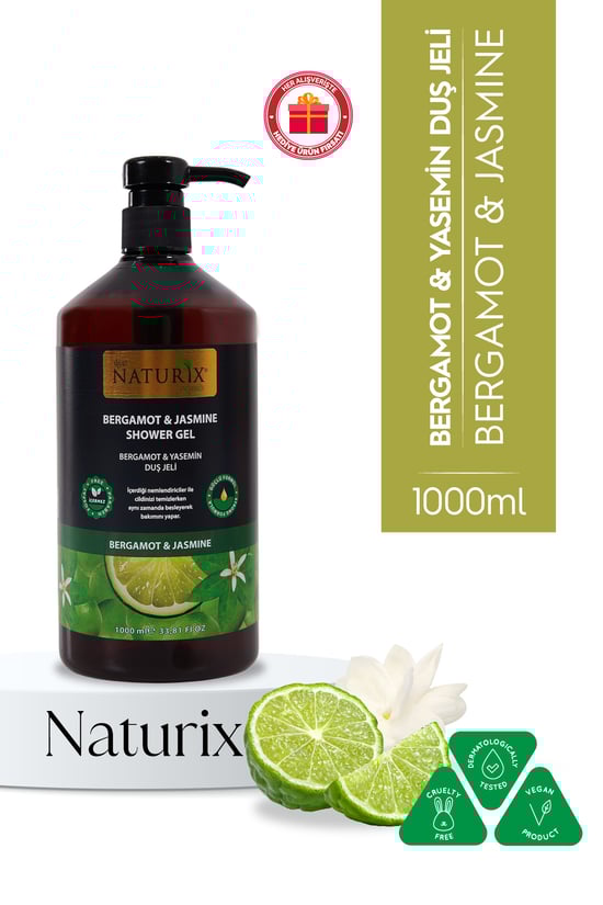 Naturix Bergamot & Yasemin Duş Jeli 1000ml