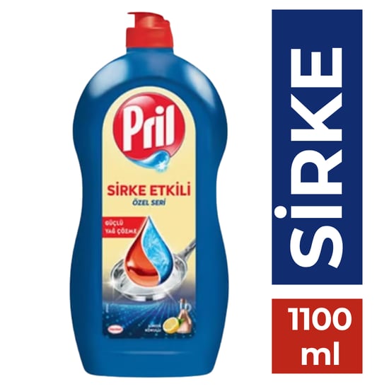 Pri̇l Si̇rke Etki̇li̇ Li̇mon Kokulu Sıvı Bulaşık Deterjanı 1100ml