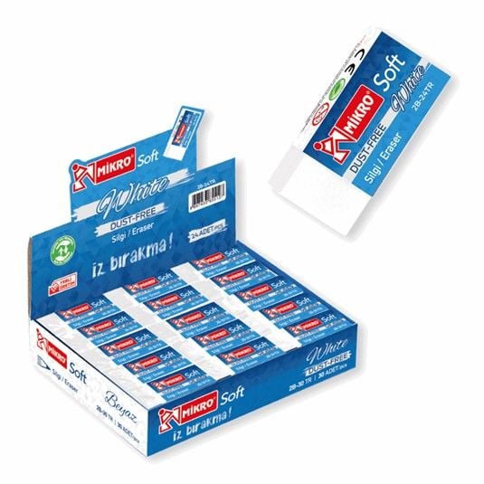 MİKRO 2B-24TR (Beyaz) Soft Silgi 2B24TR