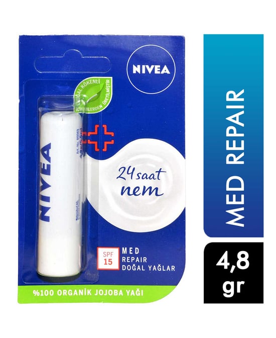 nivea, dudak koruyucu, dudak nemlendirici, çatlamış dudak için krem, çatlak kremi, nemlendirici krem, dudak kremi, dudak koruması, nivea med repair dudak koruyucu
