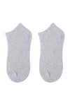 BGK Unisex Yazlık Patik Çorap 5 'li Extra Rahat Gri 41-45