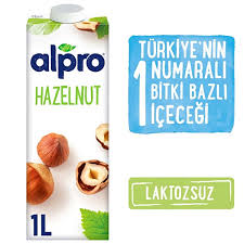 Alpro Fındıklı Süt 1 L Vegan Laktozsuz Bitkisel Bazlı İçecek