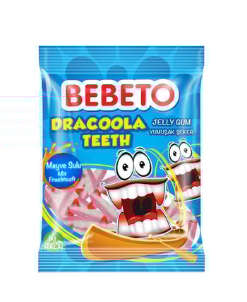 Bebeto Dracoola Teeth Şekerleme 80 gr