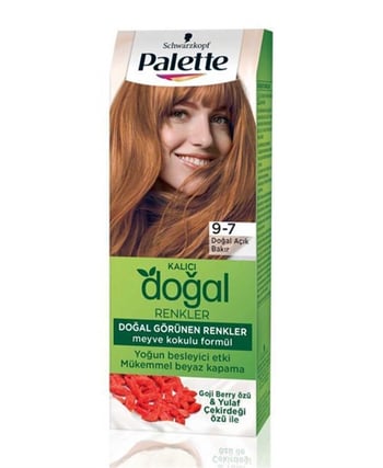Palette Saç Boyası Doğal Renkler 9-7 Açık Bakır