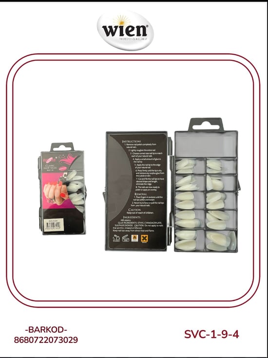 WİEN 100'LÜ TIRNAK BEYAZ
