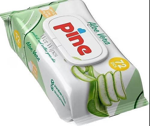 Pine Islak Havlu 72li Aloe Vera