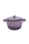 Lava New Heritage Yuvarlak Mor 24 cm Döküm Tencere