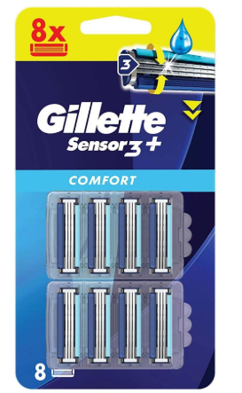 Gillette Sensor 3 Plus Comfort Yedek 8 Li