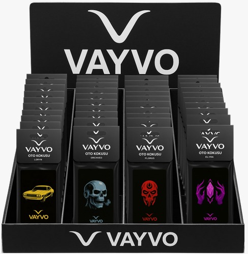 Vayvo Kağıt Oto Araç Kokusu Premium Seri Adet Standlı