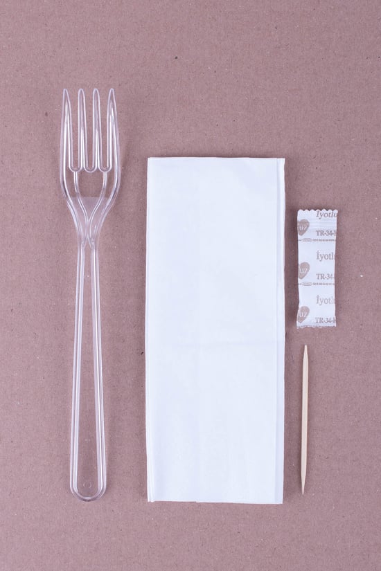 Roll-up Paket Servis Yemek Seti 4 Parça