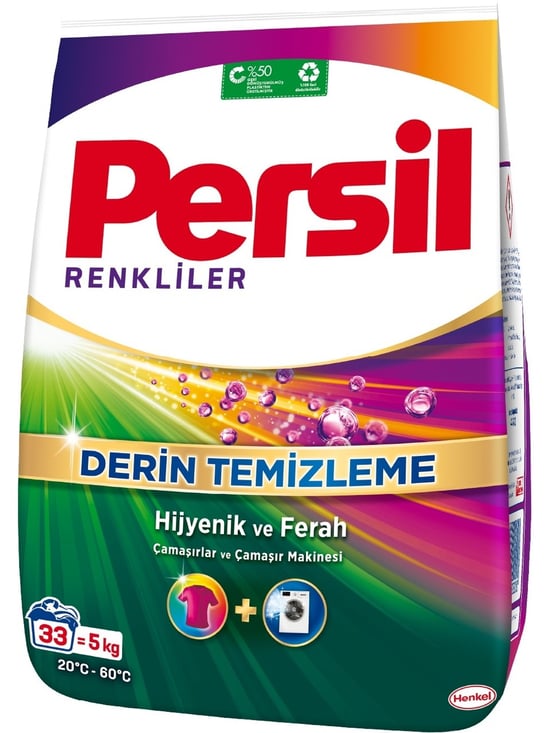 Persil Toz Çamaşır Deterjanı Renkliler Için 5 kg (33 Yıkama)