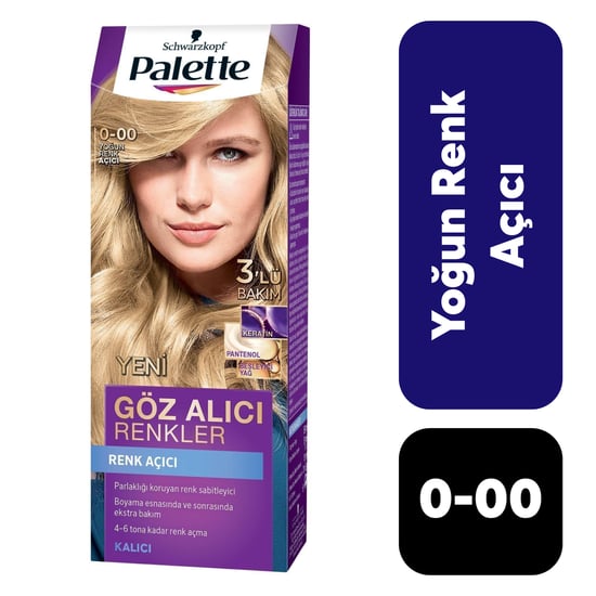 Palette 0-00 Yoğun Renk Açıcı Kadın Saç Boyası