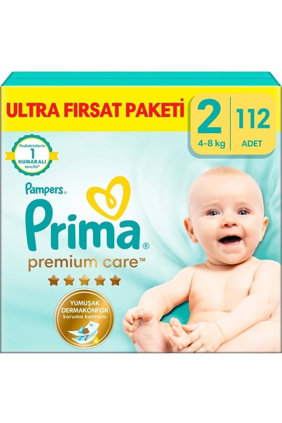 Prima Premium Care 2 Numara Mini 112 li Bebek Bezi