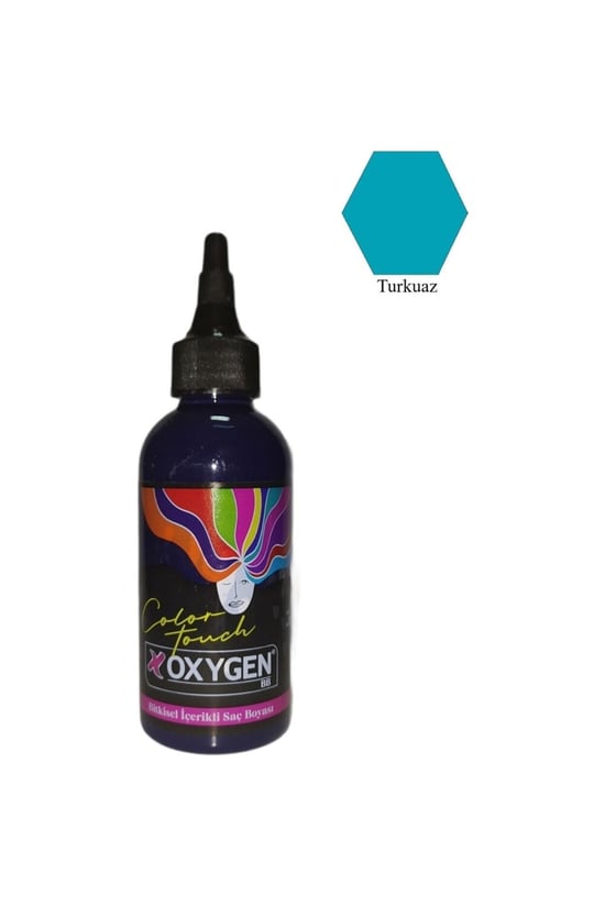 Bboxygen Bitkisel Renkli Saç Boyası Turkuaz