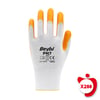 Pn7 Sarı Polyester Örme Nitril Iş Eldiveni 10 Beden