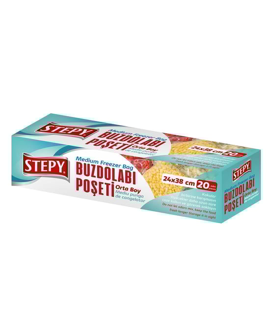 Stepy , Stepy buzdolabı poşeti, buzdolabı poşeti, saklama poşeti, buzluk poşeti, dipfiriz poşeti, deepfreeze poşeti, Stepy Buzdolabı Poşeti Orta Boy satın al, Stepy Buzdolabı Poşeti Orta Boy fiyat, Orta boy buz dolabı poşeti, buzdolabı poşetleri, buzdolabi posetleri