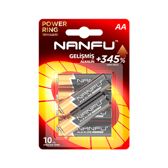 Nanfu Kalem Pil AA Lr6 1.5V Alkalin 6'lı Paket