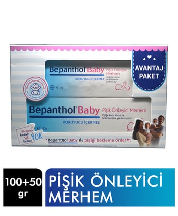 Bepanthol,Bepanthol pişik önleyici merhem,koruyucu içermeyen merhem,100+50 gr,pişiğe karşı korur,bebek bakım kremleri,anne bebek,bebek merhemleri,toptan kozmetik,toptan satın al,toptan tr,toptan mağazacılık