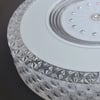 Erbay Sıva Üstü Led Panel Yuvarlak 45 Watt-Beyaz Sırma Desenli-Beyaz-Günışığı