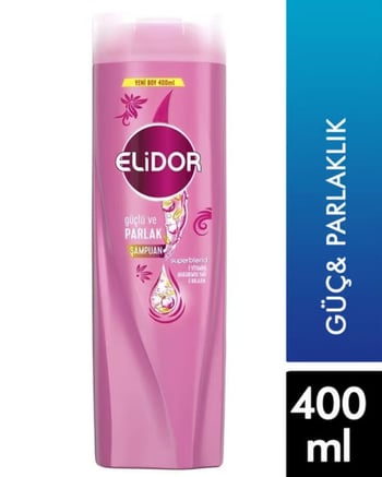 elidor,şampuan,400 ml, saç şampuanı, elidor şampuan, güç&parlak,toptan satış,toptantr