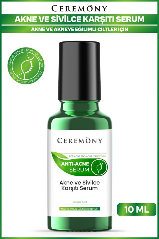 Ceremony Akne ve Sivilce Karşıtı Cilt Bakım Serumu Roll-on 10ml