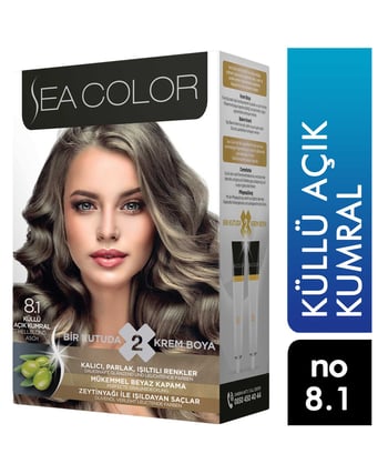 , kozmetik, toptan kozmetik, Sea Color, Sea Color Kit, Sea Color Set, Saç Boyası, Sea Color saç boyası satın al, Sea Color saç boyası fiyatı, toptan saç boyası fiyatları, saç nasıl boyanır, saç boyası zararlı mı,  kumral saç boyası, küllü kumral saç boyası, açık kumral saç boyası Sea Color  8 1