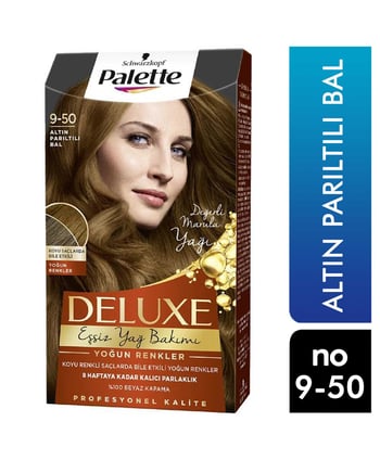 Palette Deluxe Saç Boyası No:9.50 Altın Parıltılı Bal
