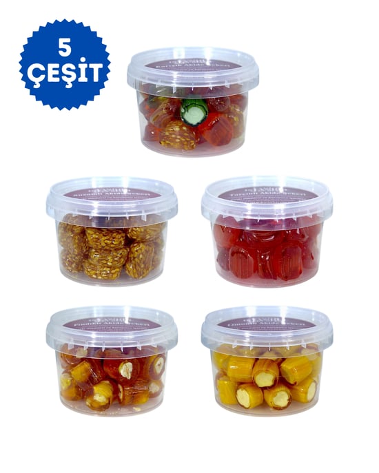 Tarihi İstanbul Şekercisi 5 Çeşit Karma Akide Şekeri