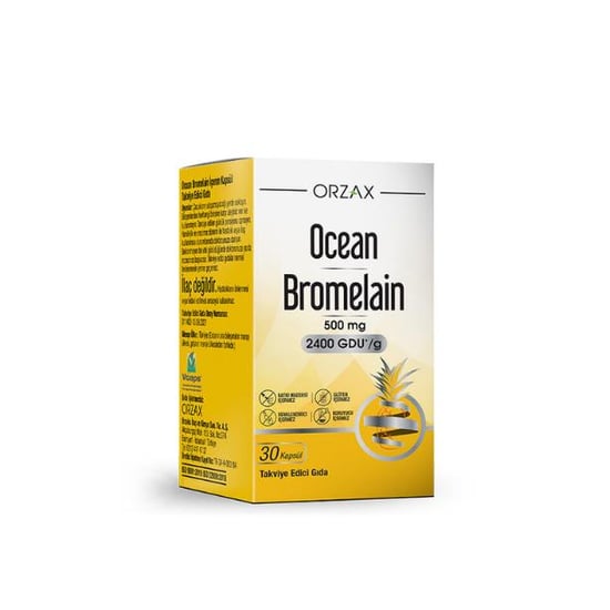 Ocean Bromelain 500 mg 30 Kapsül 