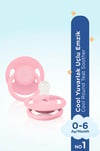 Wee Baby Cool Yuvarlak Uçlu Emzik No:1 0-6 ay Pembe