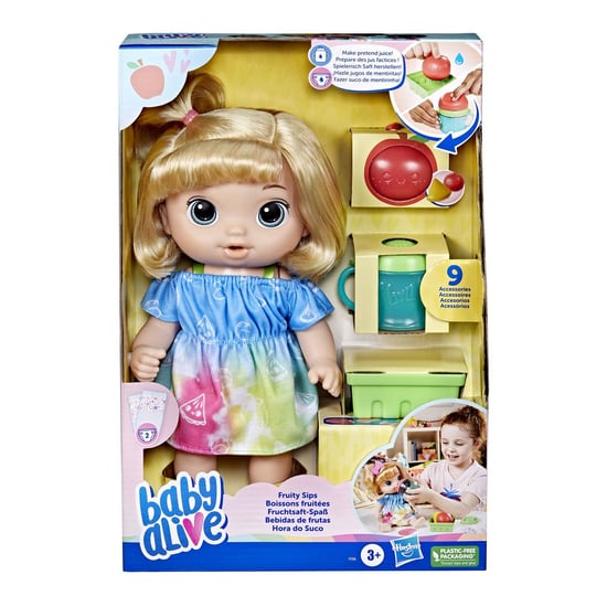 Baby Alive Bebeğim ile Eğlenceli Yudumlar Sarışın +3 yaş