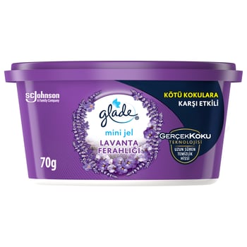 glade, gıleyd, oda parfümü, oda kokusu, hava ferahlatıcı, glade lavanta mini jel satın al, glade lavanta mini jel fiyat, oda kokusu satın al, oda kokusu fiyat