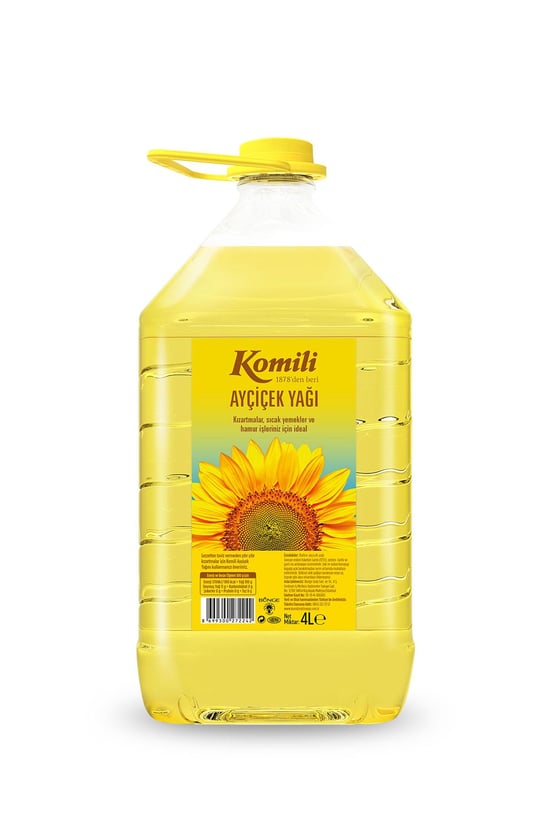 KOMİLİ AYÇİÇEK YAĞI 4 LT PET 