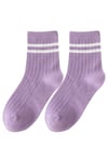 BGK 10 Çift Çocuk Çember Desenli Soket Çorap -0360-çok Renkli-çocuk Klasik 2-4 Yaş