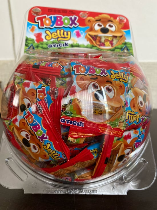 Toybox Jelly Ayıcık  Küre 10 Gr 90 Adet