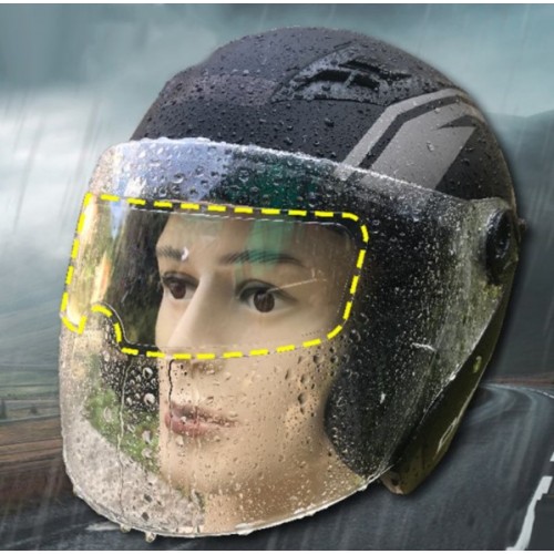 DİYARI FIRSAT Motosiklet  Kaskı İçin Yağmur Kaydırıcı
