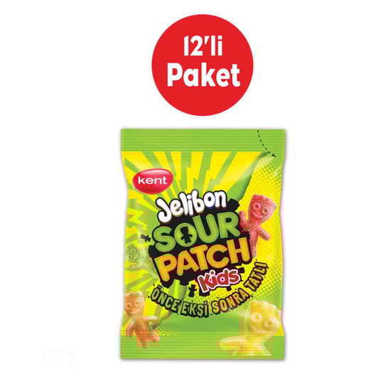 JELİBON SOURPATCH KİDS 80 GR - 12 Paket