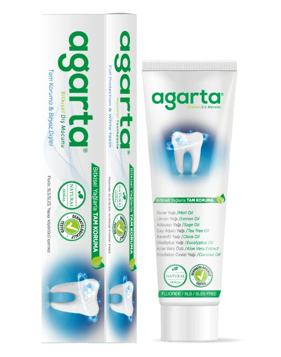 Agarta Doğal Diş Macunu 100 Ml. Bitkisel Özlü