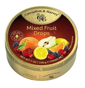 Cavendish & Harvey Mixed Fruit Drops (Karışık Meyve) 200gr