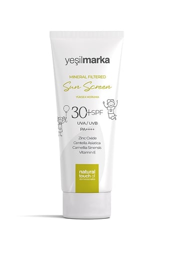 Yeşil Marka Mineral Filtreli Yeşilmarka Doğal Güneş Kremi - 30 SPF 50 ml