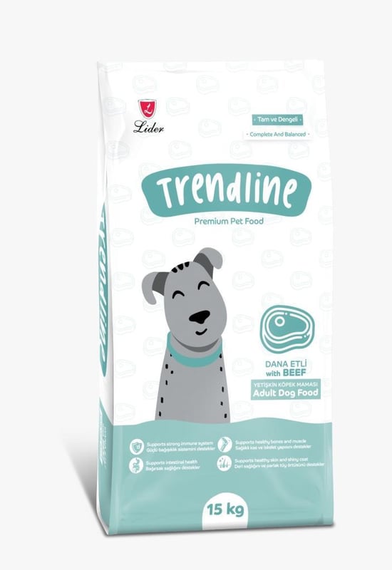 Trendline Dog Biftekli Köpek Maması 15 Kg