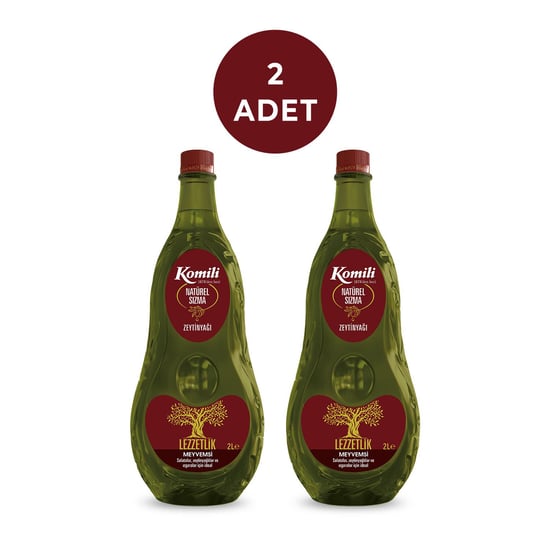 Komili Sızma Lezzetlik Meyvemsi Zeytinyağı 2 Lt x 2 Adet