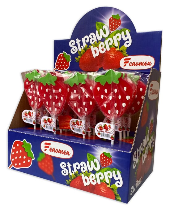 Fenomen Pops Çilek Şeker 40 Gr 24'lü Paket