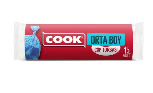 Cook Çöp Torbası Orta Boy 15'li