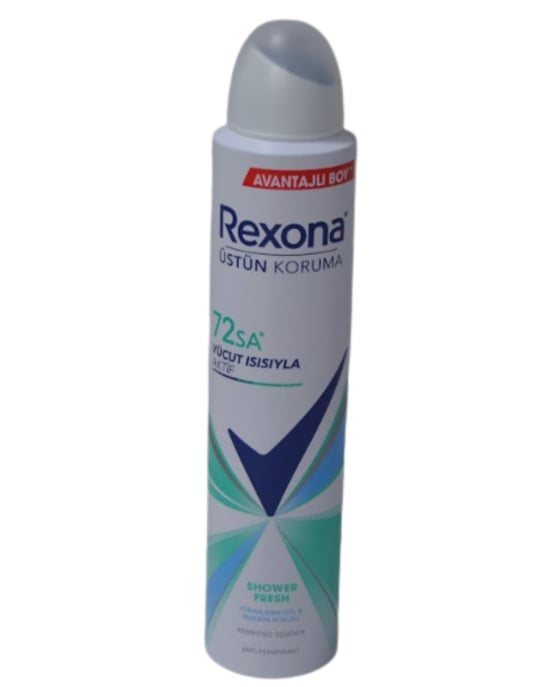 Rexona Woman Sprey Deodorant Shower Fresh 72 Saat Kesintisiz Üstün Koruma 200 ml